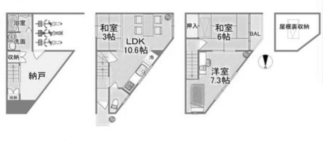 【間取り】 | 桂千代原町 一戸建