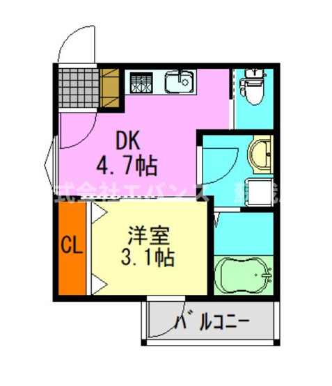 【間取り】 | カームフ千葉寺
