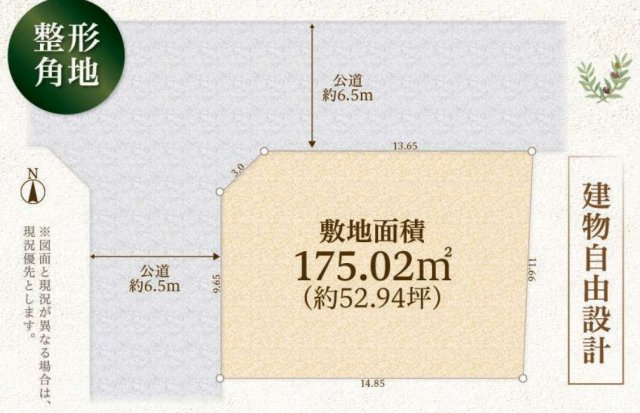 泉区和泉町 土地 3190万円の土地図