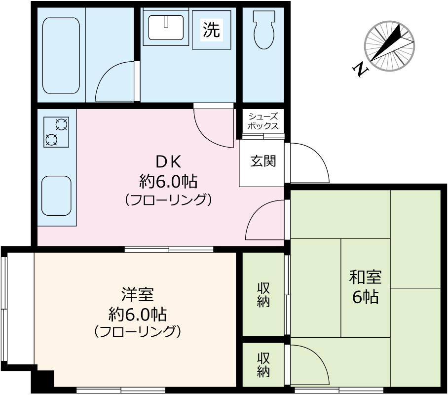 マンション萬貴の間取り