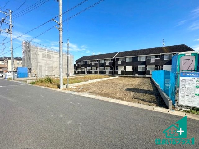 ●奈良市杏町　第1期　新築一戸建ての外観|建築中ですが現地を見ると分かる事もございますので、ぜひ一度現地をご覧ください。