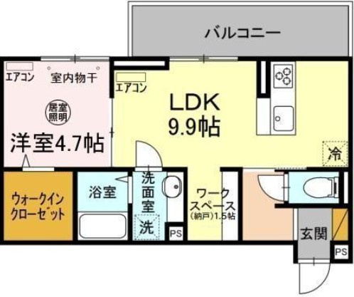 仲介手数料（賃料の1.10ヵ月）の50％OFF対象物件！の間取り
