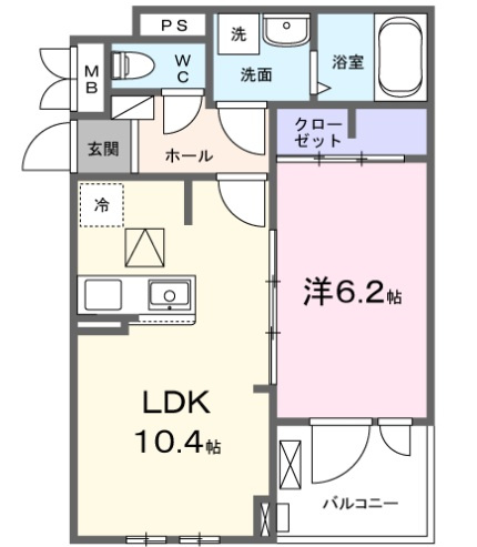 【間取り】 | 中央４丁目アパート