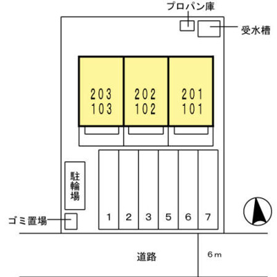 【区画図】 | D-roomたつみⅡ