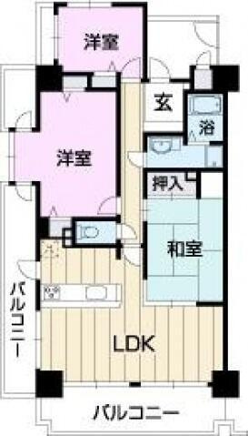 アルファステイツ高須の間取り|間取図