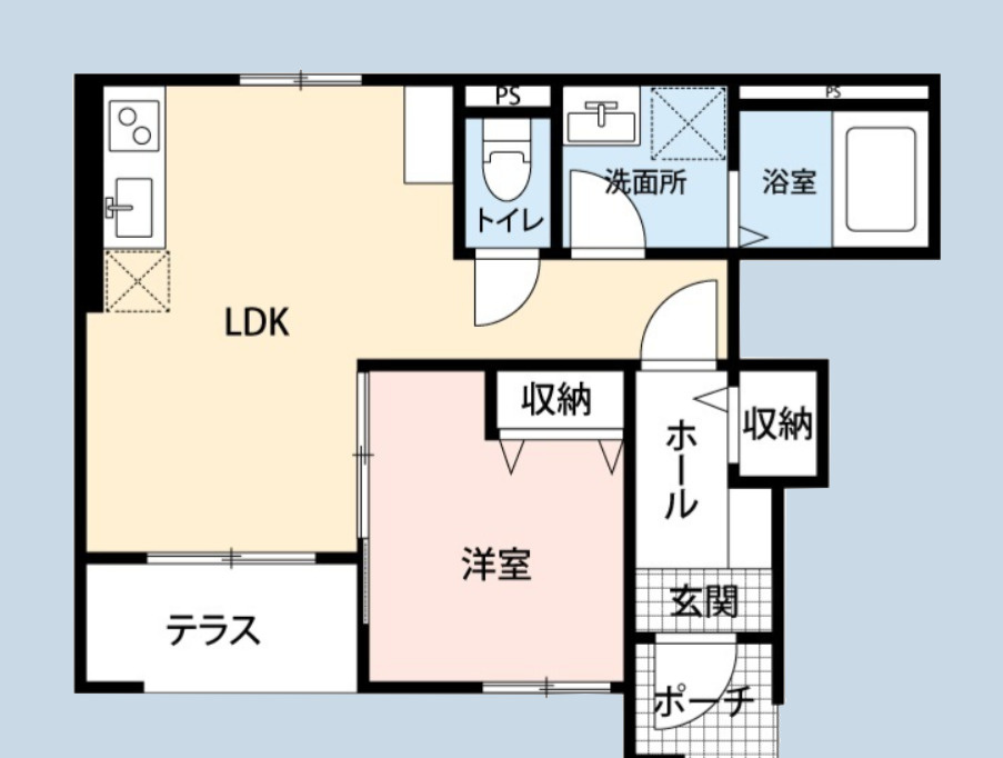 ステーション1の間取り