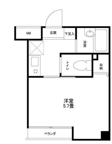 シティハウス東京　南大塚の間取り|間取りです。