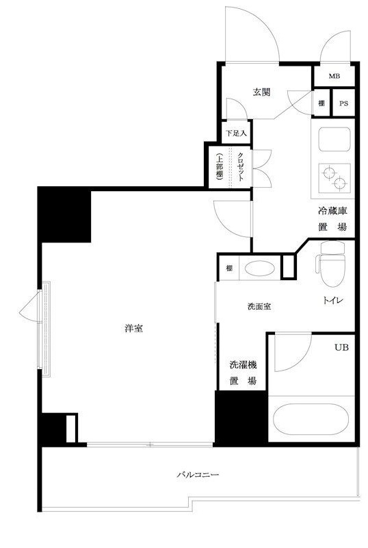 ルーブル大塚伍番館の間取り|間取りです。