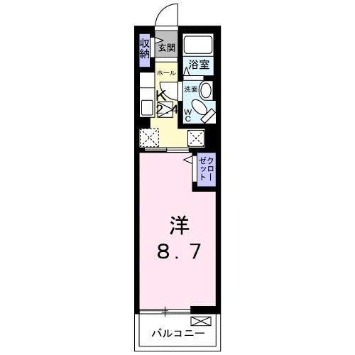 ソレイユの間取り|間取りです。