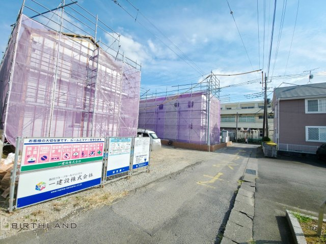 新築戸建・新築建売　伊勢崎市上泉町第2　南小・第一中の前面道路含む現地写真
