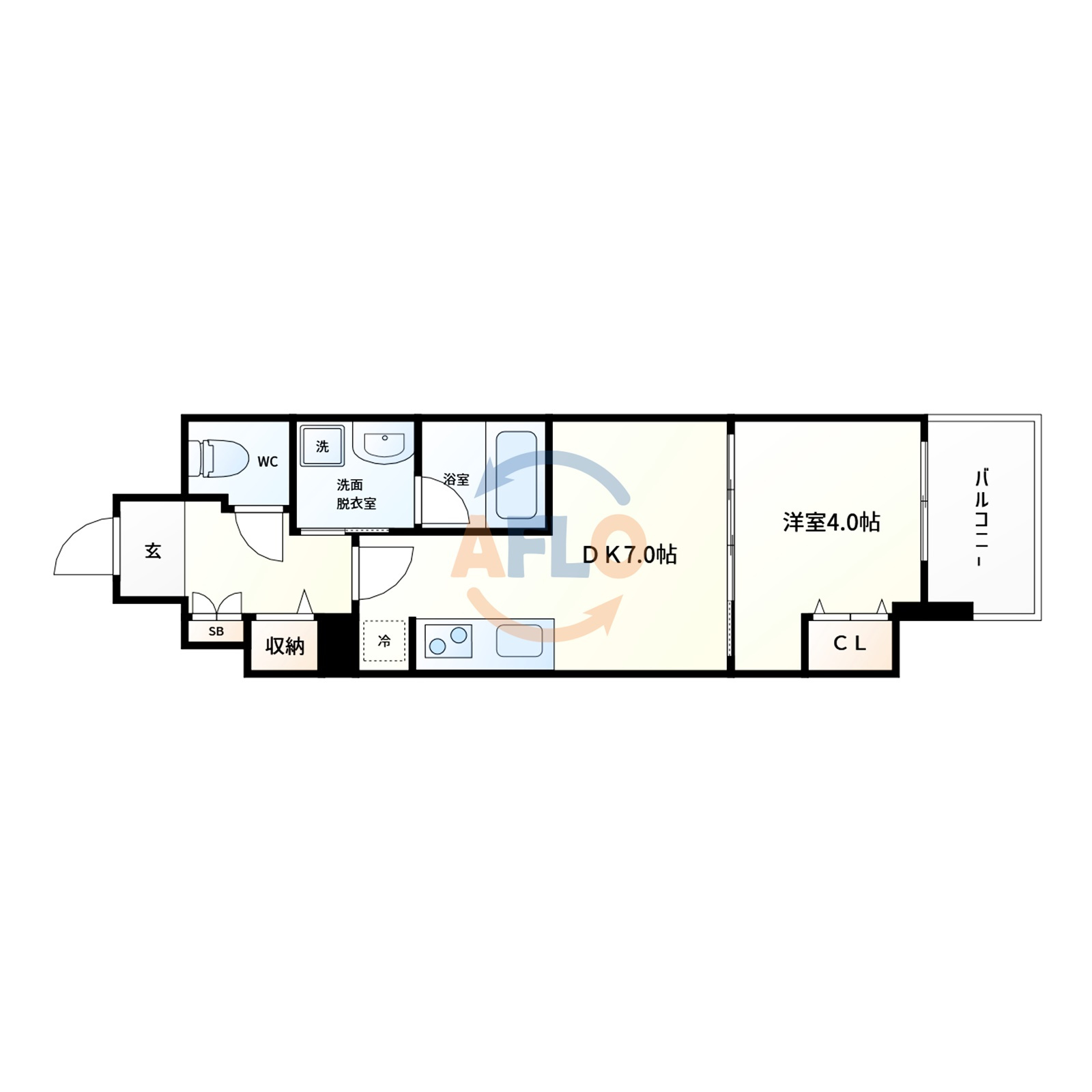 セイワパレス本町東の間取り|セイワパレス本町東　間取り
