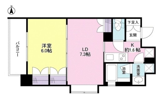 リバーレ池袋の間取り