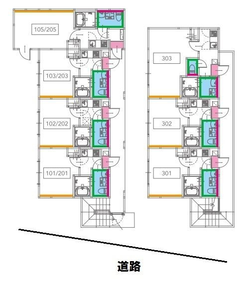sorte 石神井公園(ソルテ シャクジイコウエン)の区画図