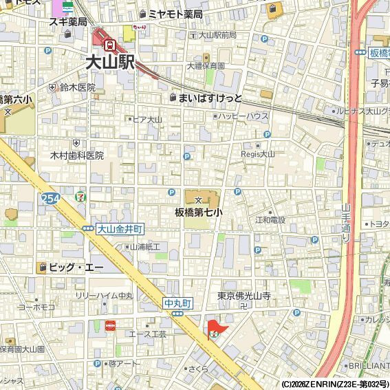 グリーンフィールド大山の地図
