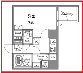 【間取り】 | グランパセオ本所吾妻橋