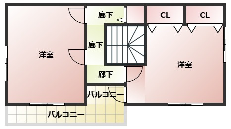 【間取り】 | 坂東市弓田　中古戸建