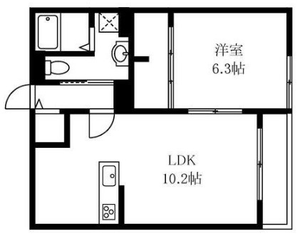 Ｓ．ＦＬＡＴ　Ⅴの間取り|間取りです。
