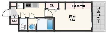 プレサンス東小橋エレディータの間取り