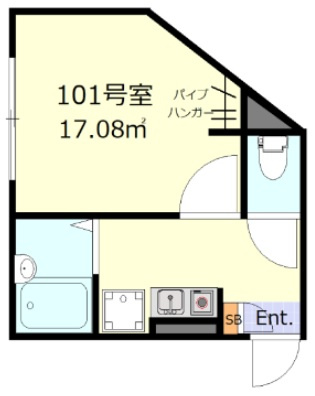 ボンボニエール池上の間取り|間取り