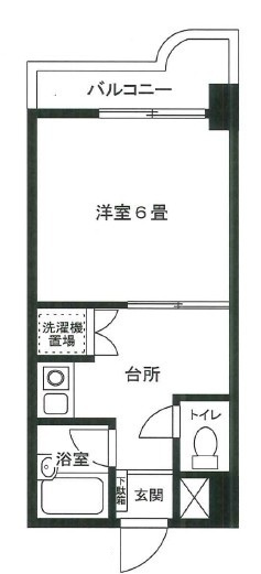スカイラインパレスの間取り|間取りです。