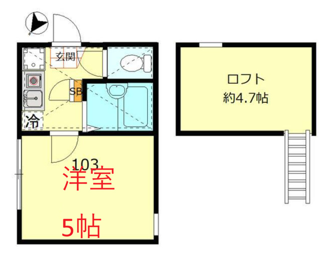【間取り】 | ル・ソレイユ鶴見