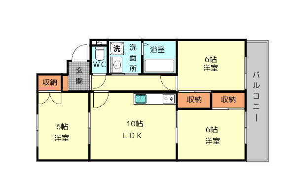 稲葉マンションの間取り