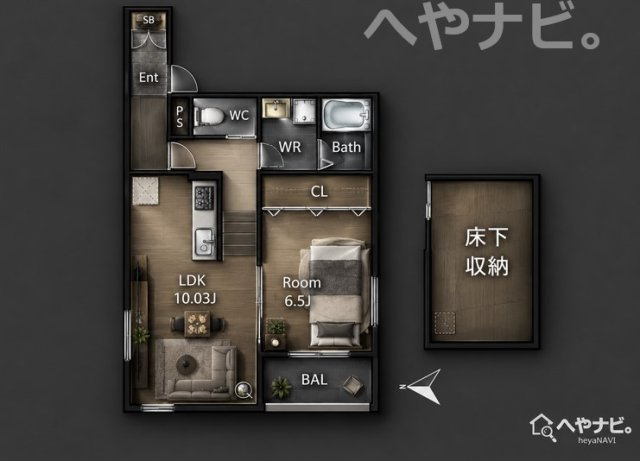 【間取り】 | リヴェール神郷
