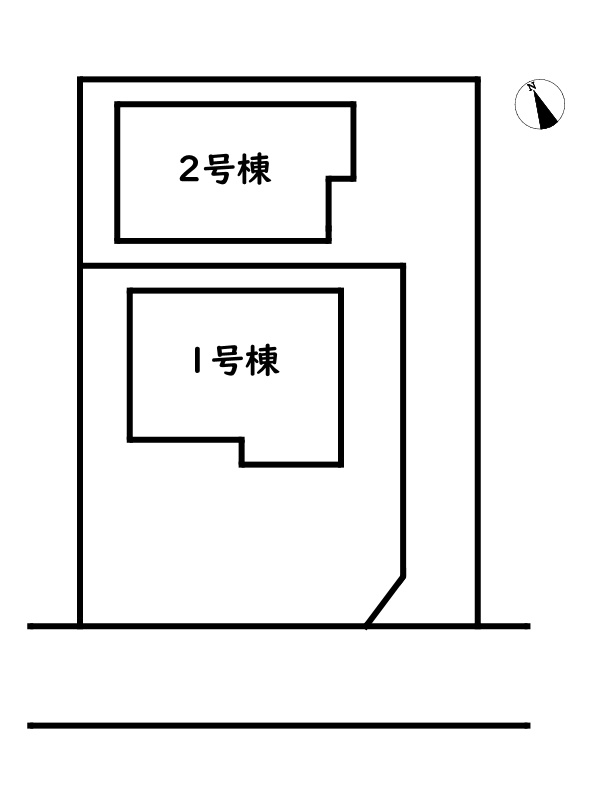姫路市広畑区清水町第2/新築戸建の区画図