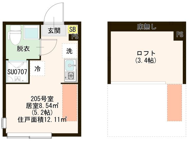 【間取り】 | ハーモニーテラス桜台Ⅶ