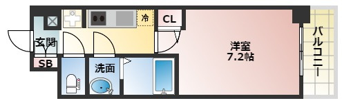 【間取り】 | エスリードコート阿倍野昭和町