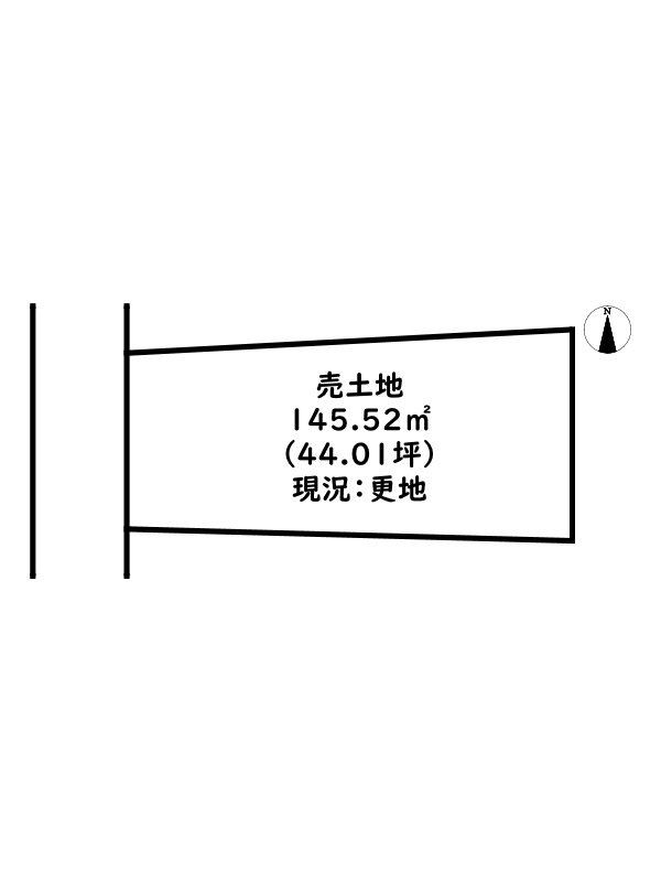 たつの市揖西町土師/売土地の土地図