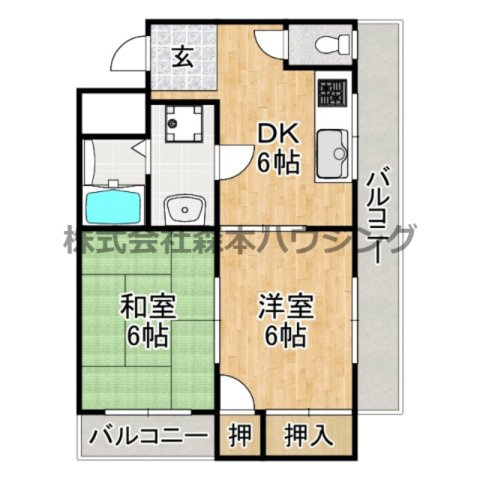【間取り】 | 　メゾン深野