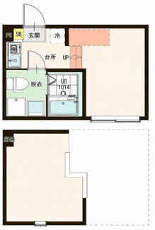 【間取り】 | ハーモニーテラス三園A | 間取りです。