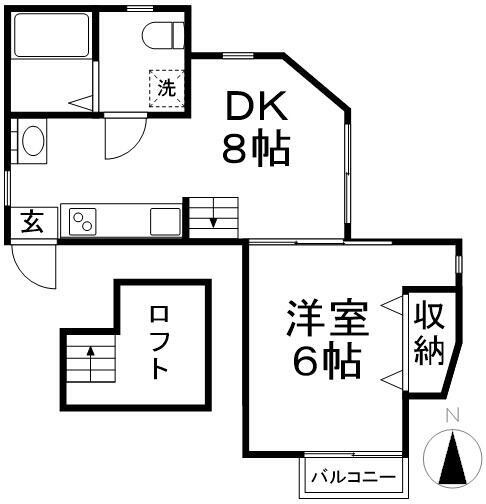 Ａｒｔｓ沼袋(アーツヌマブクロ)の間取り