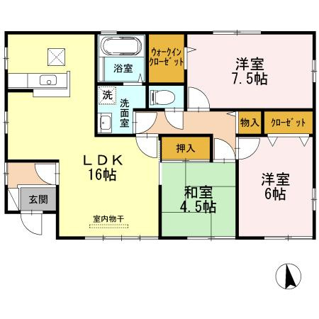 花家鮓様戸建借家の間取り|☆三木市　花家鮓様戸建☆