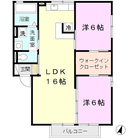 ガーデンコート車A棟の間取り|☆神戸市須磨区　ガーデンコート車☆
