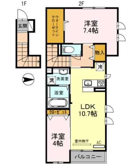 タウンコート五色山の間取り|☆神戸市垂水区　タウンコート五色山☆
