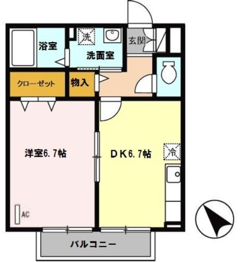 ビラ相生の間取り|☆明石市　ビラ相生☆