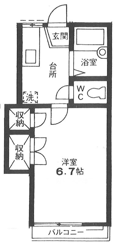 FREUDE久我山 の間取り|間取りです。