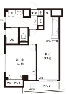 【間取り】 | レジデンス千駄木 | 間取りです。