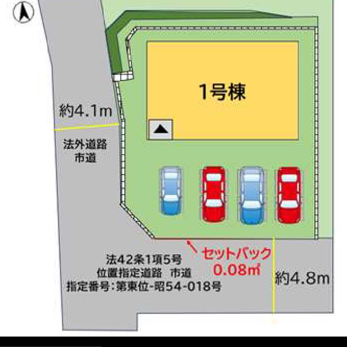 福岡市東区香住ヶ丘５丁目の新築一戸建の区画図