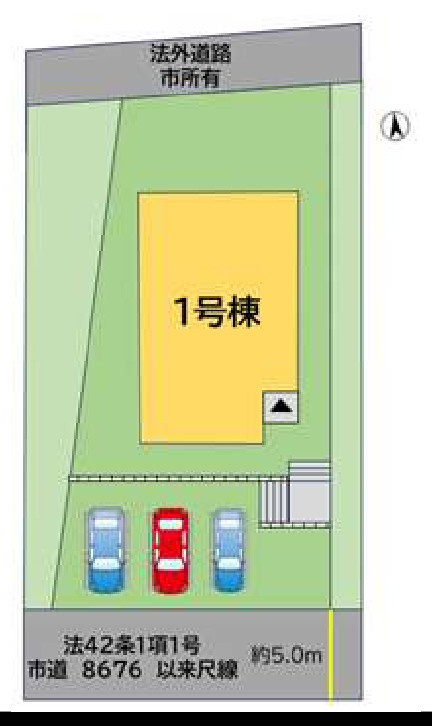 筑紫野市大字筑紫の新築一戸建の区画図