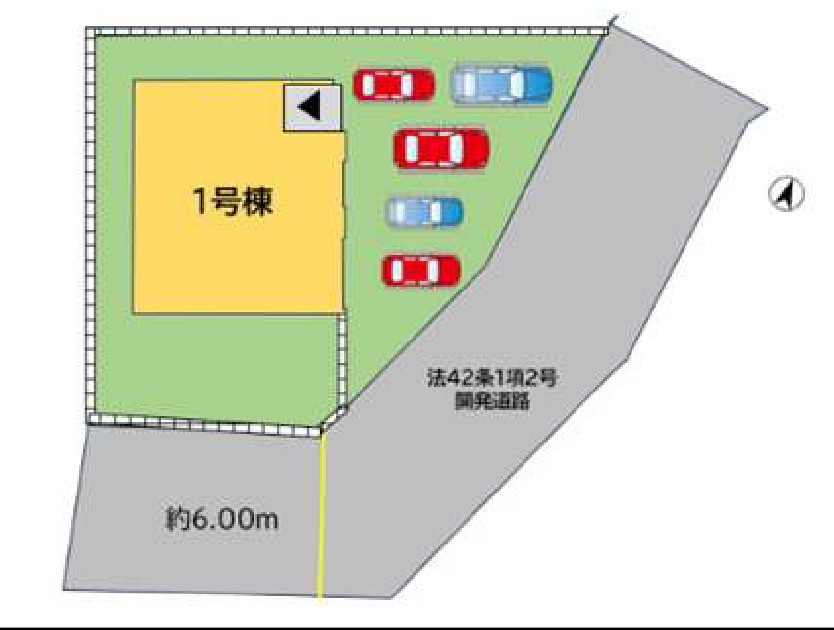 糟屋郡新宮町大字湊の新築一戸建の区画図