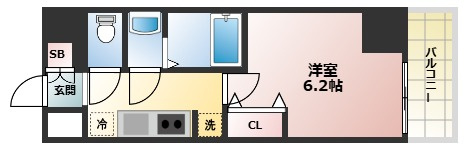 ワールドアイURBAN　GATEの間取り