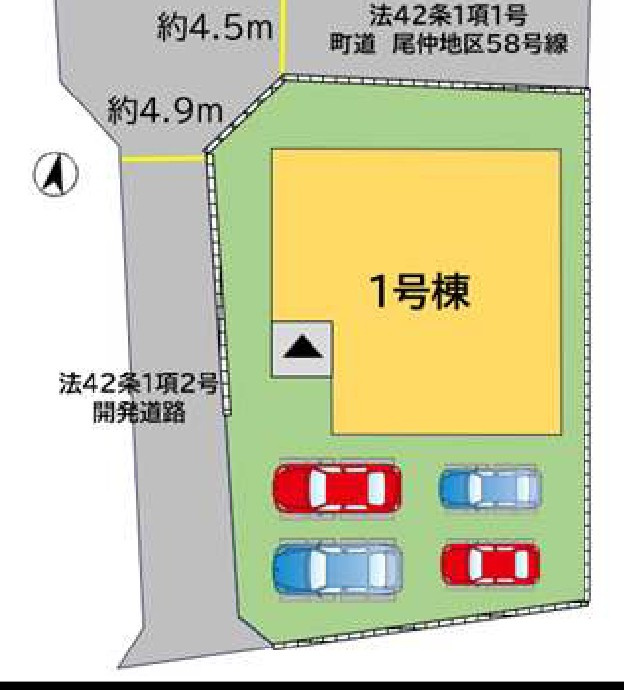 糟屋郡篠栗町中央４丁目の新築一戸建の区画図