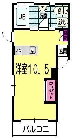 ＮＢ－Ⅱの間取り|間取りです。