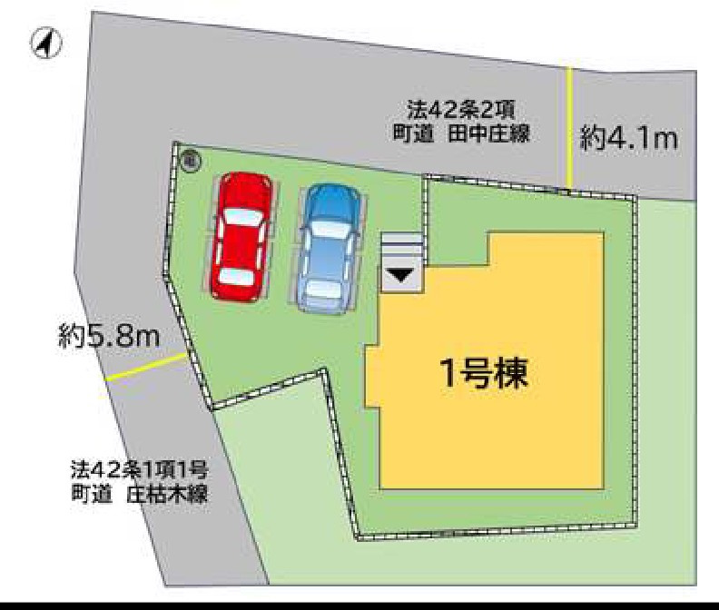 の新築一戸建の区画図