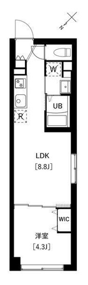 【間取り】 | Ｌａ　Ｄｏｕｃｅｕｒ武蔵小山
