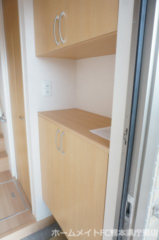 クレール　Ａ棟の玄関