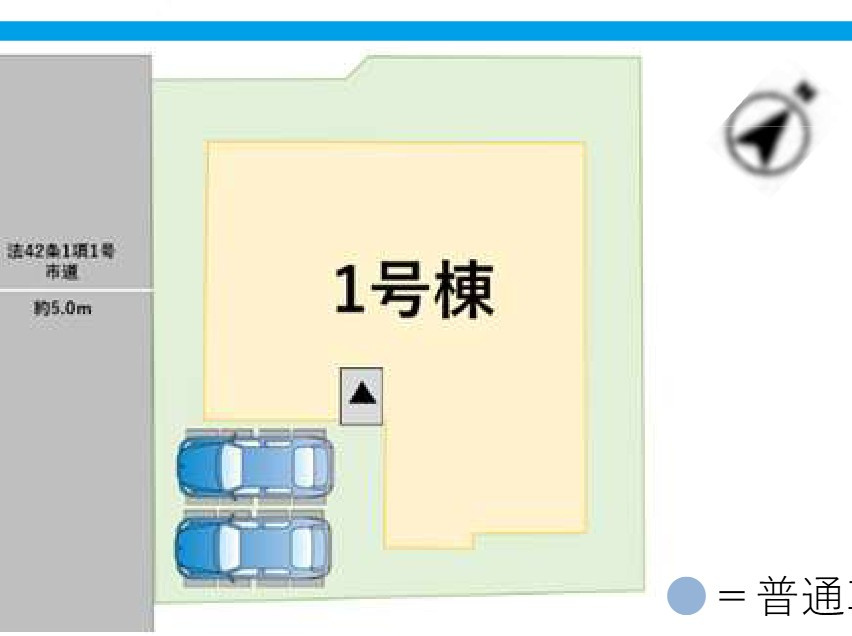 福岡市早良区野芥５丁目の新築一戸建の区画図